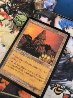 MTG Keldon Necropolis 🇬🇧 Invasion 2000 Magic Card Legendary Land Og Rare - Image 2