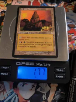 MTG Keldon Necropolis 🇬🇧 Invasion 2000 Magic Card Legendary Land Og Rare - Image 3