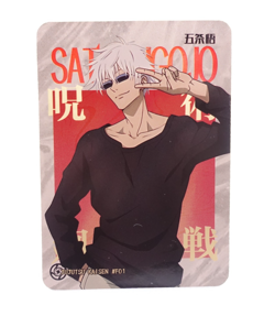 Gojo Satoru Jujutsu Kaisen Anime Collectible Trading Card - Image 1