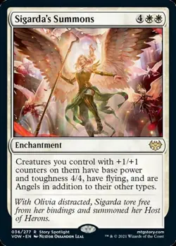 Sigarda's Summons - Near Mint MTG Innistrad: Crimson Vow - Image 1