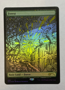 MTG - Secret Lair - Magali Villeneuve - Forest (#690) - FOIL - NM - Image 1