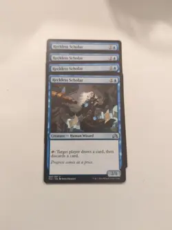 (4) Reckless Scholar *PLAYSET* Shadows over Innistrad Regular NM MTG - Image 1