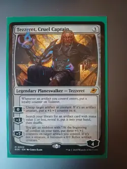 Tezzeret, Cruel Captain mtg Edge of Eternities 0002 NM - Image 1
