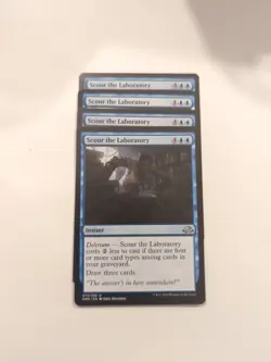 (4) Scour the Laboratory *PLAYSET* Eldritch Moon Regular NM MTG - Image 1