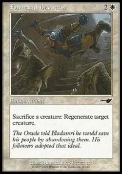Fanatical Devotion - Light Play MTG Nemesis - Image 1