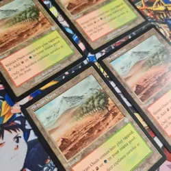 4× MTG Shivan Oasis 🇬🇧 Magic the Gathering Invasion OG Card Playset - Image 5