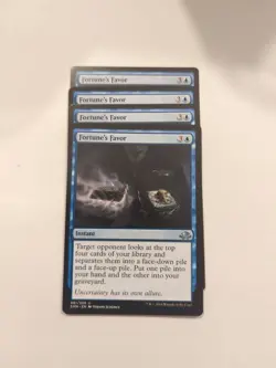 (4) Fortune's Favor *PLAYSET* Eldritch Moon Regular NM MTG - Image 1