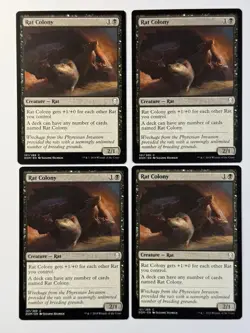 MTG 4x Rat Colony #101 Dominaria DOM LP/NM - Image 1