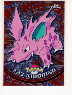 Nidorino Topps Chrome #33 Holo Pack Fresh Pokemon Card (C1) - Image 1