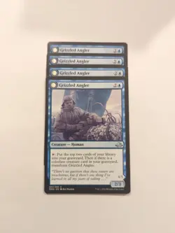 (4) Grizzled Angler *PLAYSET* Eldritch Moon Regular NM MTG - Image 1