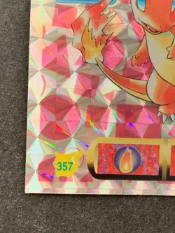 Pokemon Sticker Seal Amada Charmander LV.26 357 1997 Japanese Pokemon Holo Rare - Image 5