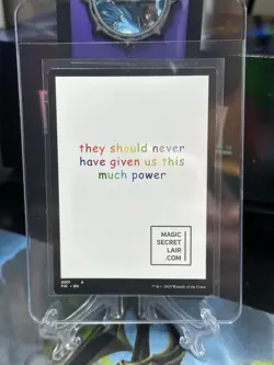 MTG x FF Secret Lair Exclusive Experimental Rainbow Card 2025 - Ultra Rare Promo - Image 1