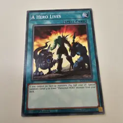 A Hero Lives - BLC1 - Common - Yugioh EURO - Image 1