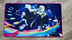 amanda lapalme manaoon art weater painter yugioh Rubber Playmat In Stock - Image 1