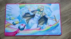 amanda lapalme manaoon art weater painter yugioh Rubber Playmat In Stock - Image 1