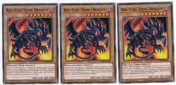 3x Red-Eyes Toon Dragon - (LDS1-EN066 - 1st Ed - Common) - NM - Yugioh - Image 1