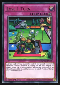 Lose 1 Turn - MAGO-EN160 - Gold Rare - 1st Edition Yugioh - Image 1