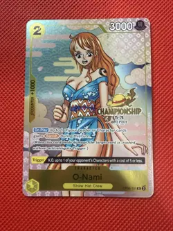 O-Nami OP06-101 One Piece card game CHAMPIONSHIP FINALS ENGLISH 🔥🔥🔥 NM B - Image 1