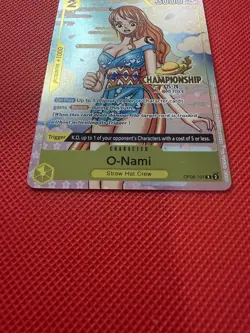 O-Nami OP06-101 One Piece card game CHAMPIONSHIP FINALS ENGLISH 🔥🔥🔥 NM B - Image 3
