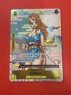O-Nami OP06-101 One Piece card game CHAMPIONSHIP FINALS ENGLISH 🔥🔥🔥 NM A - Image 1