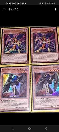 Yu-Gi-Oh! TCG Blackwing 19 Card Bundle Lot NM - Image 3