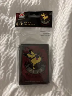 Pokemon WCS 2025 Pokemon Center Exclusive Rockabilly Pikachu Card Sleeves - Image 1