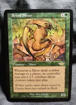 MTG 1x Brood Sliver Legions Legacy Magic the Gathering Card x1 LP - Image 1