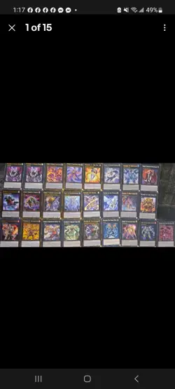 Yu-gi-oh Black Nunber Card Lot Of 27 Cards. Winner Gets 25 UR, UTR, & SCR Free - Image 1