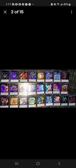 Yu-gi-oh Black Nunber Card Lot Of 27 Cards. Winner Gets 25 UR, UTR, & SCR Free - Image 2