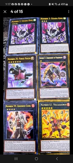 Yu-gi-oh Black Nunber Card Lot Of 27 Cards. Winner Gets 25 UR, UTR, & SCR Free - Image 4