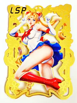 Waifu Anime Cards TCG | Sailor Moon [ METAL CARD ] 062/200 - limited edition - Image 2