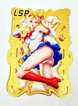 Waifu Anime Cards TCG | Sailor Moon [ METAL CARD ] 062/200 - limited edition - Image 4