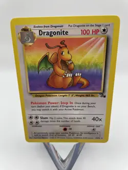 Dragonite 19/62 | Base Set Fossil | Non Holo Pokemon Card NM Unlimited - Image 1