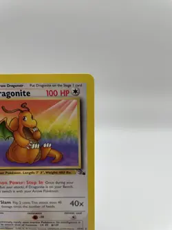 Dragonite 19/62 | Base Set Fossil | Non Holo Pokemon Card NM Unlimited - Image 4