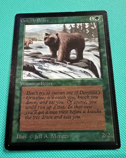 Grizzly Bears - Beta - LP - MTG - Magic the Gathering - Image 1