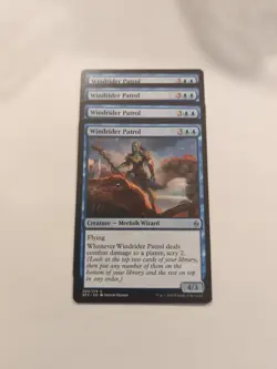 (4) Windrider Patrol *PLAYSET* Battle for Zendikar Regular NM MTG - Image 1