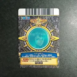 R310 Nico Robin C298 Holo Japanese One Piece Berry Match Carddass Card - Image 2