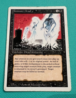Animate Dead - Revised - MTG - Magic the Gathering - Image 1