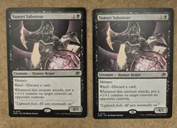 2X Sunset Saboteur Edge of Eternities Regular - NM MTG - Image 1