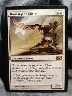 Magic the Gathering BONESCYTHE SLIVER M14 Rare MTG WOTC - Image 1