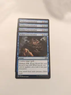 (4) Broken Concentration *PLAYSET* Shadows over Innistrad Regular NM MTG - Image 1