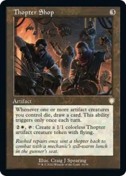 Thopter Shop - Light Play MTG Commander: The Brothers' War - Image 1