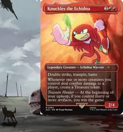 Knuckles the Echidna Treasures Commander Deck Magic Cards MTG Ready-to-Play EDH - Image 1