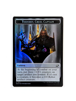 Tezzeret, Cruel Captain EMBLEM / Robot TOKEN FOIL MTG Edge Of Eternities EOE EN - Image 1