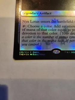 MTG Nyx Lotus Media Promos *NM* Theros Beyond Death Foil - Image 2