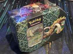 Pokemon TCG Scarlet & Violet Paldean Fates Great Tusk EX Large Tin Sealed - Image 1