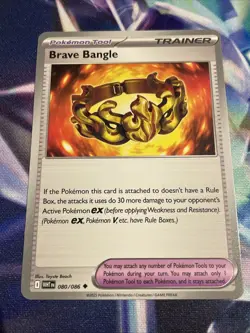 Pokemon TCG Brave Bangle Trainer 080/086 Uncommon White Flare NM/M - Image 1