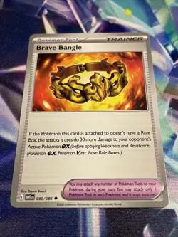 Pokemon TCG Brave Bangle Trainer 080/086 Uncommon White Flare NM/M - Image 2
