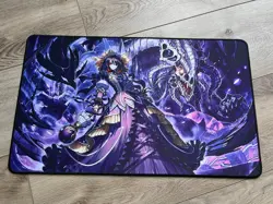 Manamoon Art Amanda Lapalme yugioh Underworld Goddess Dark World Rubber Playmat - Image 1
