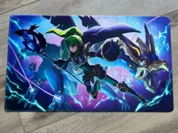 Manamoon Art Amanda Lapalme Yugioh Shaddoll Winda Cloth/Rubber Playmat - Image 1